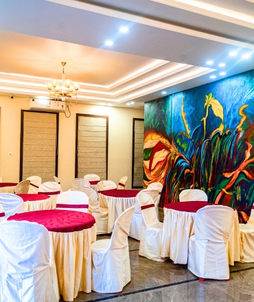 Decorated Uma Banquet hall.